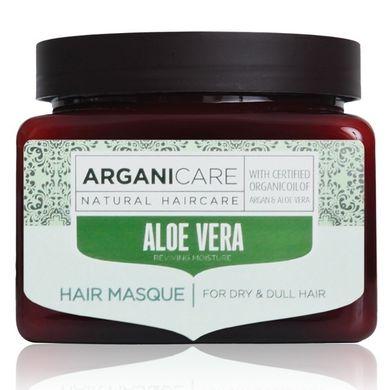 Arganicare, Aloe Vera, maska do włosów z aloesem, 500 ml
