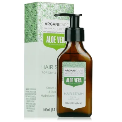 Arganicare, Aloe Vera, serum do włosów z aloesem, 100 ml