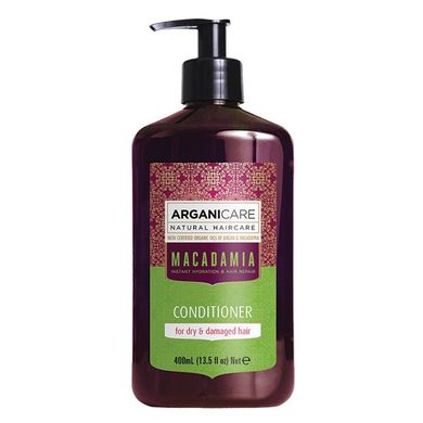 Arganicare, Macadamia, odżywka do suchych i zniszczonych włosów, 400 ml