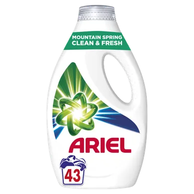 Ariel, Mountain Spring Clean & Fresh, płyn do prania, 43 prań