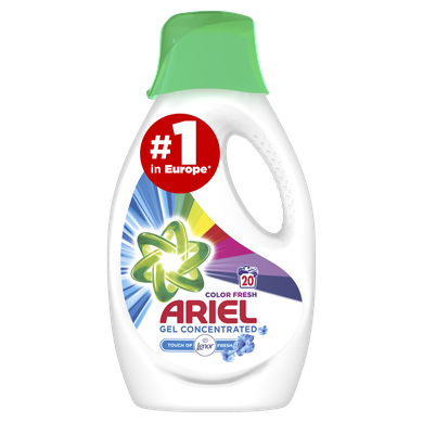 Ariel, Touch of Lenor, Color, płyn do prania, 1.1l, 20 prań