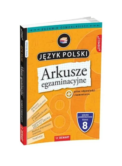 Arkusze egzaminacyjne z j. polskiego dla 8-klasistów