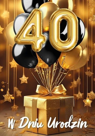 Armin Style, karnet, B6, 3D, Urodziny 40