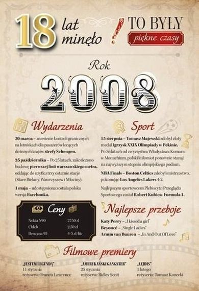 Armin Style, karnet B6 z kopertą, urodziny 18