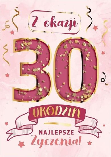 Armin Style, karnet B6 z kopertą, urodziny 30