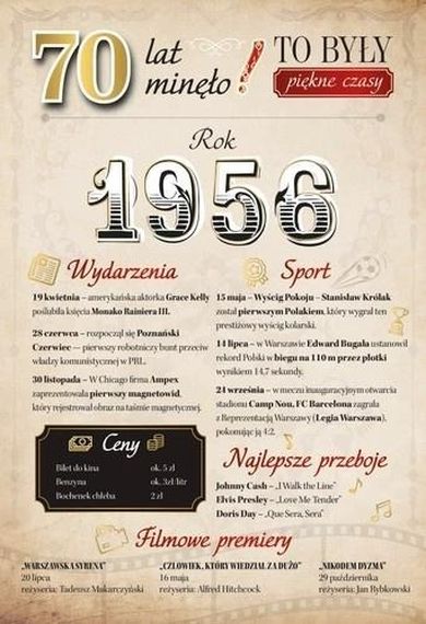 Armin Style, karnet B6 z kopertą, urodziny 70