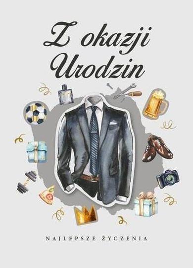 Armin Style, karnet B6 z kopertą, urodziny