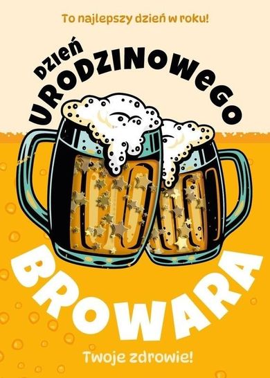 Armin Style, karnet B6 z kopertą, urodziny, konfetti