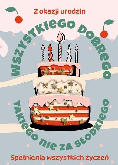 Armin Style, karnet B6 z kopertą, urodziny, konfetti