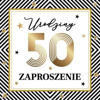 Armin Style, zaproszenie urodzinowe, 10 szt.