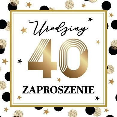 Armin Style, zaproszenie urodzinowe, 10 szt.