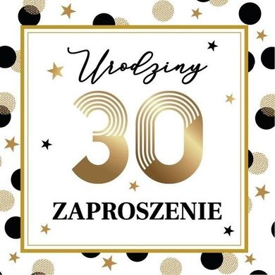 Armin Style, zaproszenie urodzinowe, 10 szt.