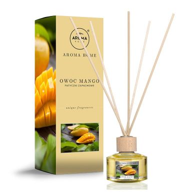Aroma Home, Unique Fragrances, patyczki zapachowe, Owoc Mango, 50 ml