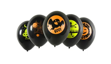 Arpex, balon dekoracyjny, halloween, neon, 5 szt.