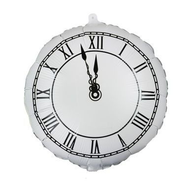 Arpex, balon foliowy, zegar