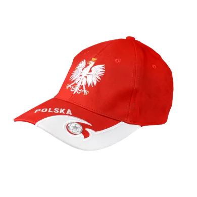 Arpex, Biało-Czerwoni, czapka kibica z daszkiem, baseballowa