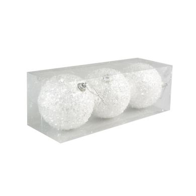 Arpex, bombki posrebrzane, 3 szt.