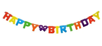 Arpex, girlanda, kolorowa, Happy Birthday