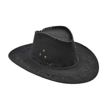 Arpex, kapelusz kowbojski, welurowy, czarny