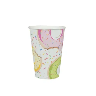 Arpex, kubek papierowy, Donat, 200 ml, 8 szt.