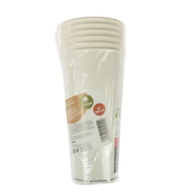 Arpex, kubki papierowe, białe, 500 ml, 6 szt.