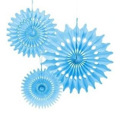 Arpex, rozety dekoracyjne, niebieskie, 3 szt.