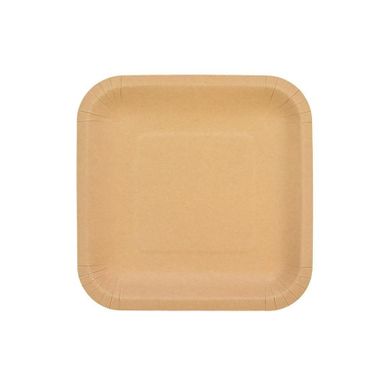 Arpex, talerze papierowe, kraftowe, 18 cm, 144 szt.