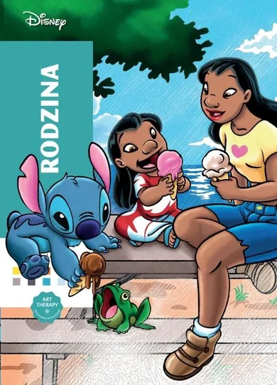 Art Therapy, Disney, Zagadkowe Rysunki, kolorowanka antystresowa, malowanie po numerach, Rodzina