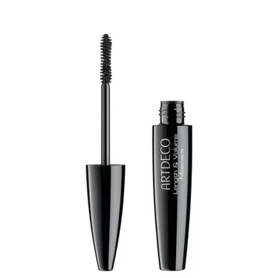 Artdeco, Length & Volume Mascara, wydłużająco-pogrubiający tusz do rzęs, 1 Black, 12 ml