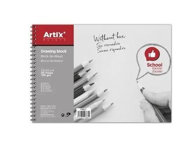 Artix, blok rysunkowy, 20 arkuszy, 130g, 33-23 cm