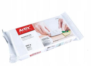 Artix, glina modelarska, biała, 250g