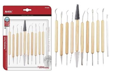 Artix, narzędzia do rzeźbienia, metalowe, 11 szt.