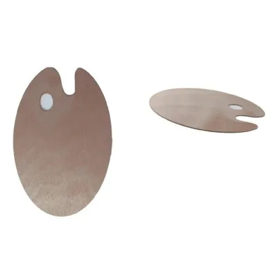 Artix, paleta malarska, okrągła, drewniana, 20-30 cm