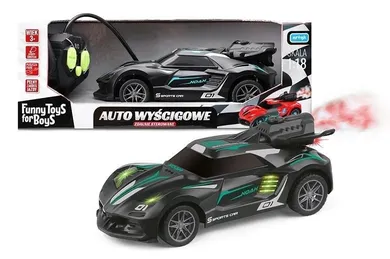 Artyk, Funny Toys for Boys, Auto wyścigowe z dymem i światłem, pojazd zdalnie sterowany
