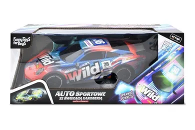 Artyk, Funny Toys for Boys, pojazd sportowy, zdalnie sterowany, ze świecącą karoserią