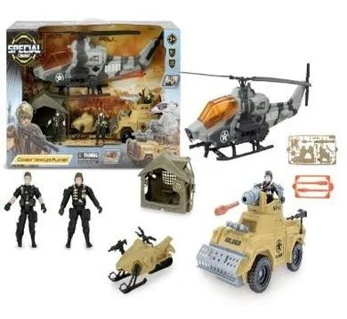 Artyk, pojazdy wojskowe z figurkami