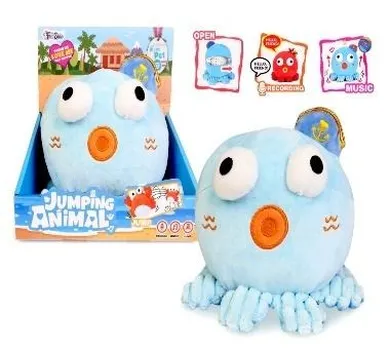 Artyk, skacząca ośmiornica, zabawka interaktywna z nagrywaniem i odtwarzaniem dźwięku