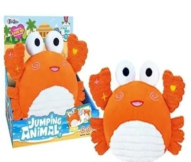 Artyk, skaczący krab, zabawka interaktywna z nagrywaniem i odtwarzaniem dźwięku