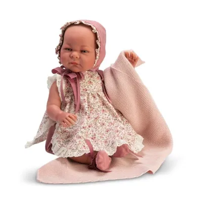 Asi, Reborn Mauren, lalka hiszpańska z kocykiem, 46 cm