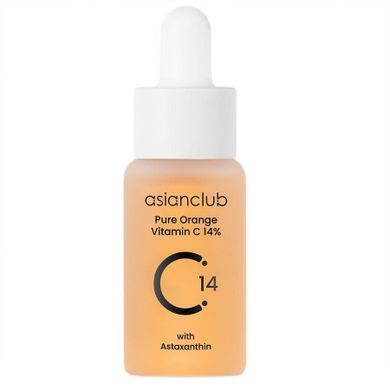 AsianClub, Pure Orange Vitamin C 14%, serum do twarzy, 15 ml