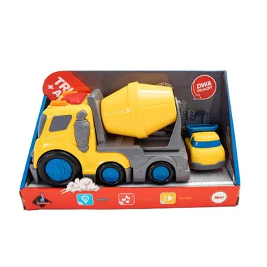 Askato, betoniarka i mini wywrotka, zestaw autek 2w1