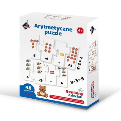 Askato, Genialny dzieciak, arytmetyczne puzzle, 48 elementów
