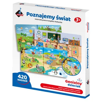 Askato, Genialny dzieciak, Poznajemy Świat, książka interaktywna