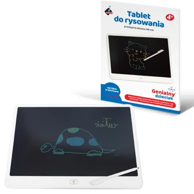Askato, Genialny dzieciak, tablet do rysowania - 16" kolorowy