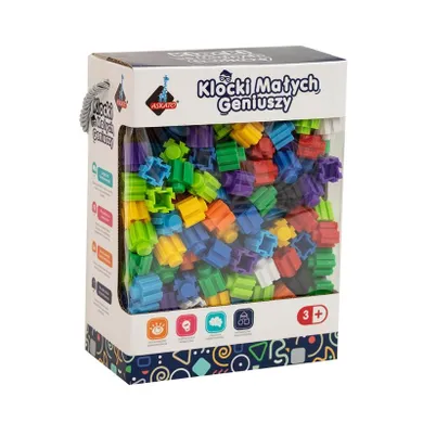 Askato, Klocki Małych Geniuszy, klocki konstrukcyjne, 310 elementów