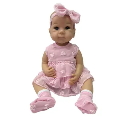 Askato, lalka bobas, dziewczynka, 56 cm