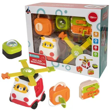 Askato, mini club Montessori, Autko, zestaw