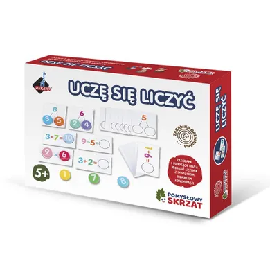 Askato, Pomysłowy skrzat, uczę się liczyć, drewniana układanka, matematyka