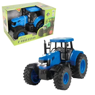 Askato, traktor, duży pojazd rolniczy, niebieski