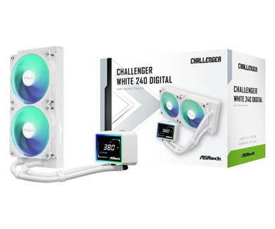 ASRock, chłodzenie, Challenger White 240 Digital